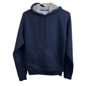 Champion Men’s Hoodie Navy Blue Size Small